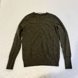 Everlane 100% Cashmere Crew - Loden Green Small